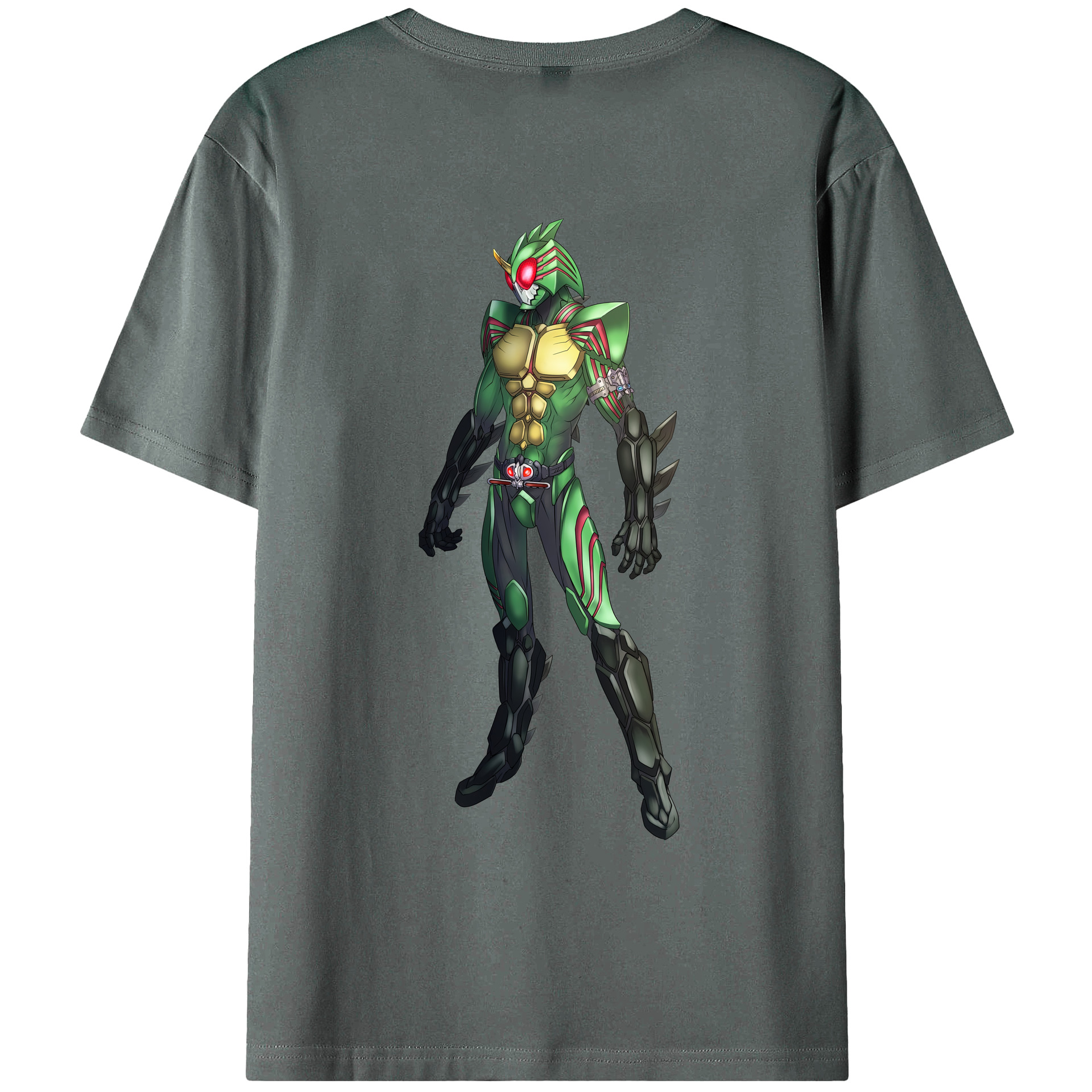 （画像用） ウルトラマン Ultraman 綿100％ メンズ半袖Tシャツ（バックプリント） 通気性